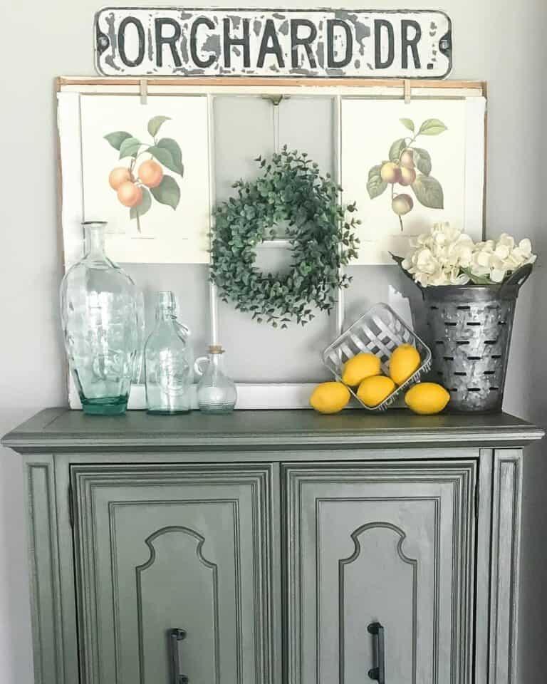 Small Green Wreath for Wall Décor