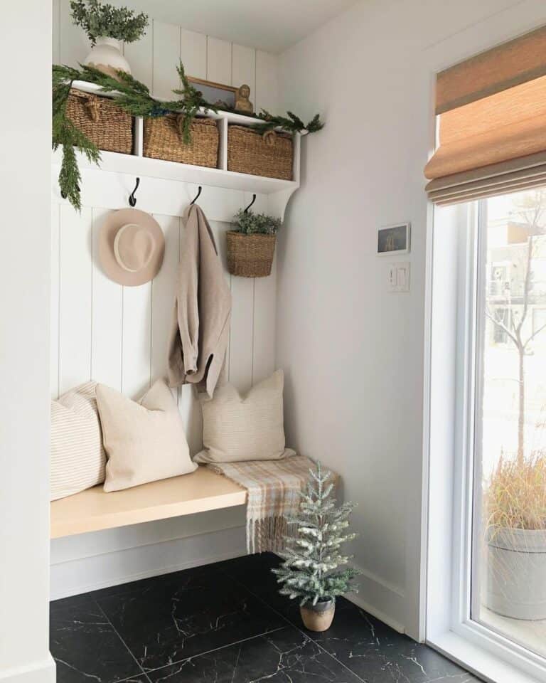 Small Mudroom Ideas With Big Window