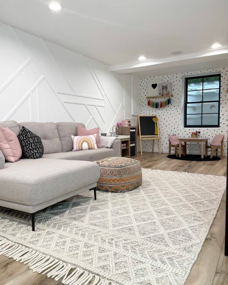 Small Organization Cubbies for a Feminine Playroom