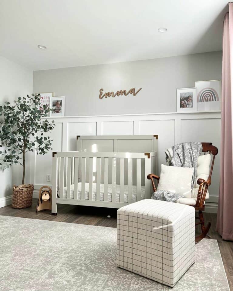 Soft Green Modern Nursery