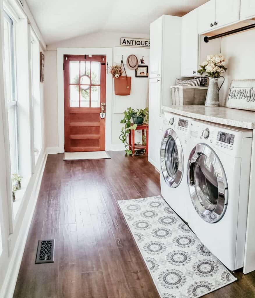 Spacious and Organized Laundry Room