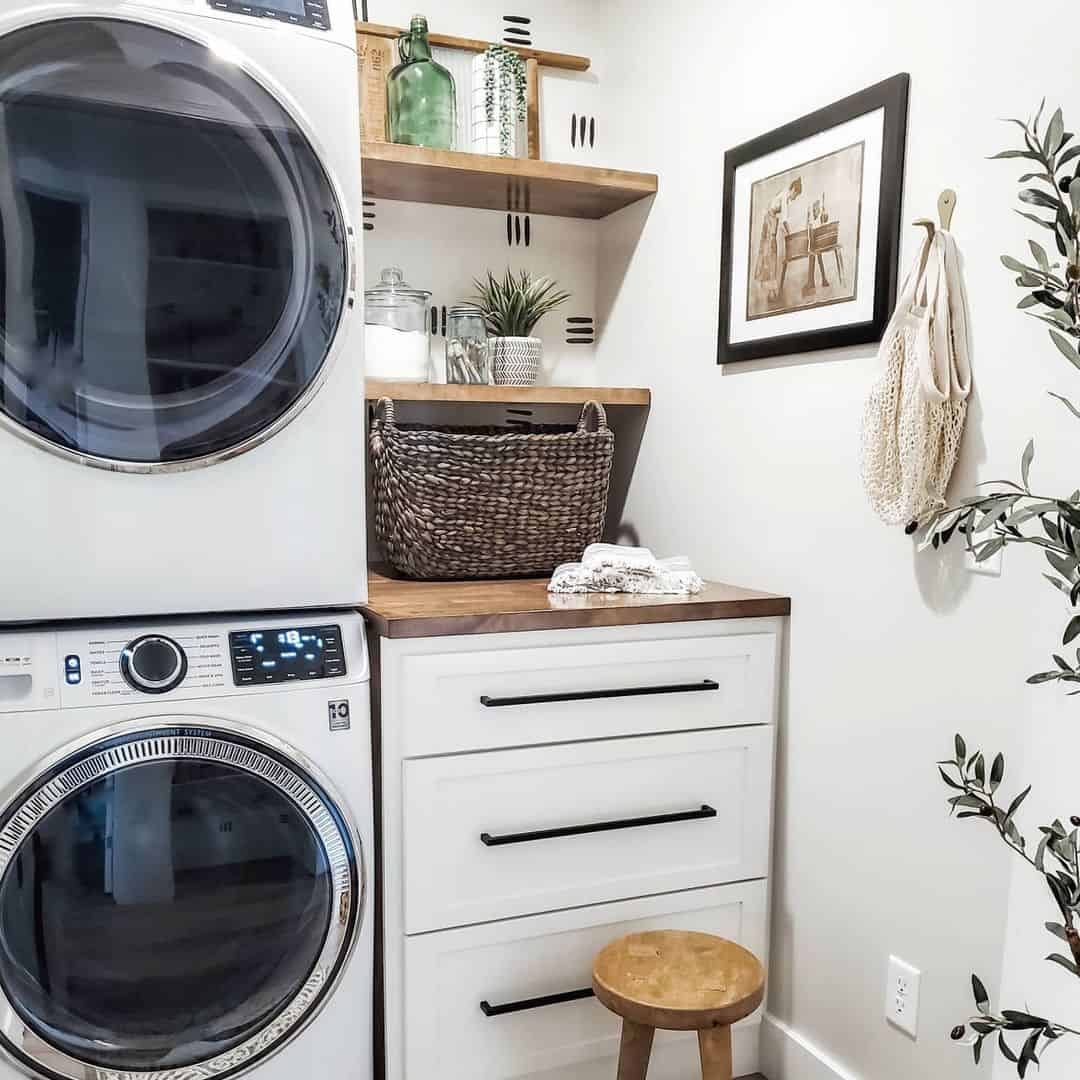 13 Stackable Laundry Room Ideas to Freshen Up Your Space