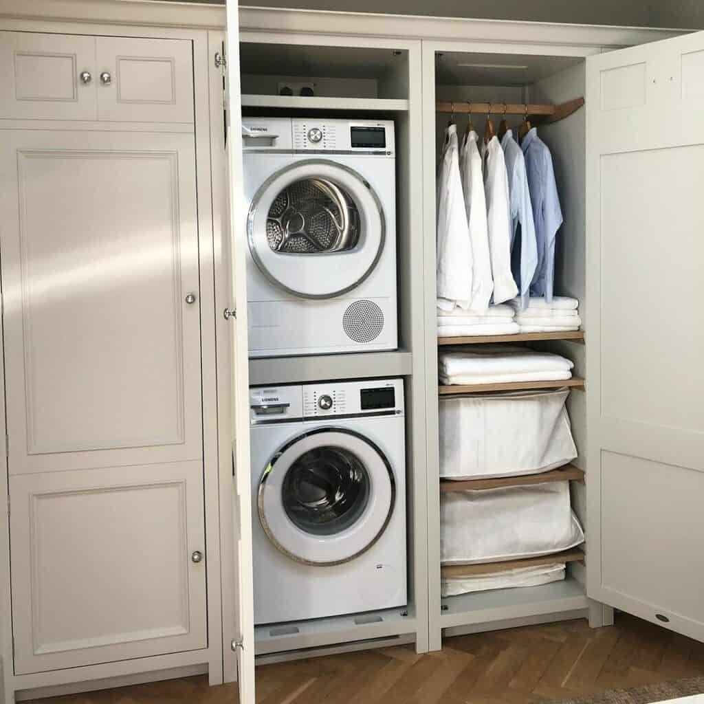 10 Small Laundry Closet Ideas with Stackable Solutions That Work