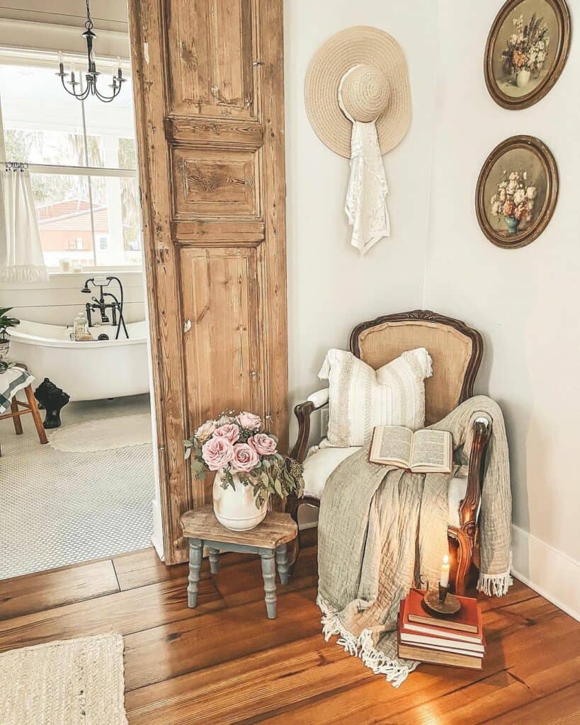 Vintage Styling for Reading Nook