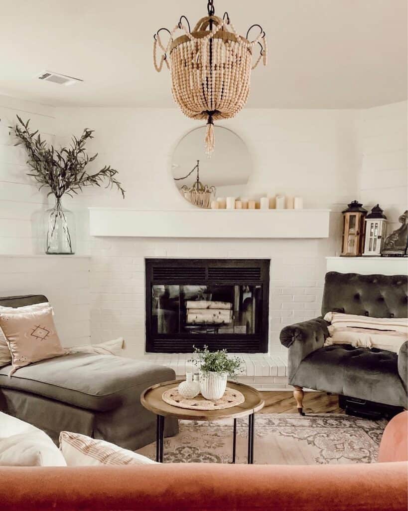 Warm-Toned Living Room