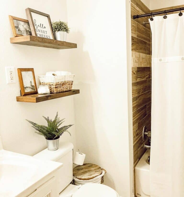 26 Transformative Floating Shelves for Your Bathroom