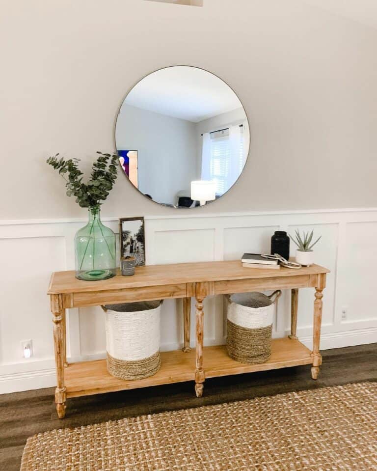 White Board and Batten Modern Wainscoting
