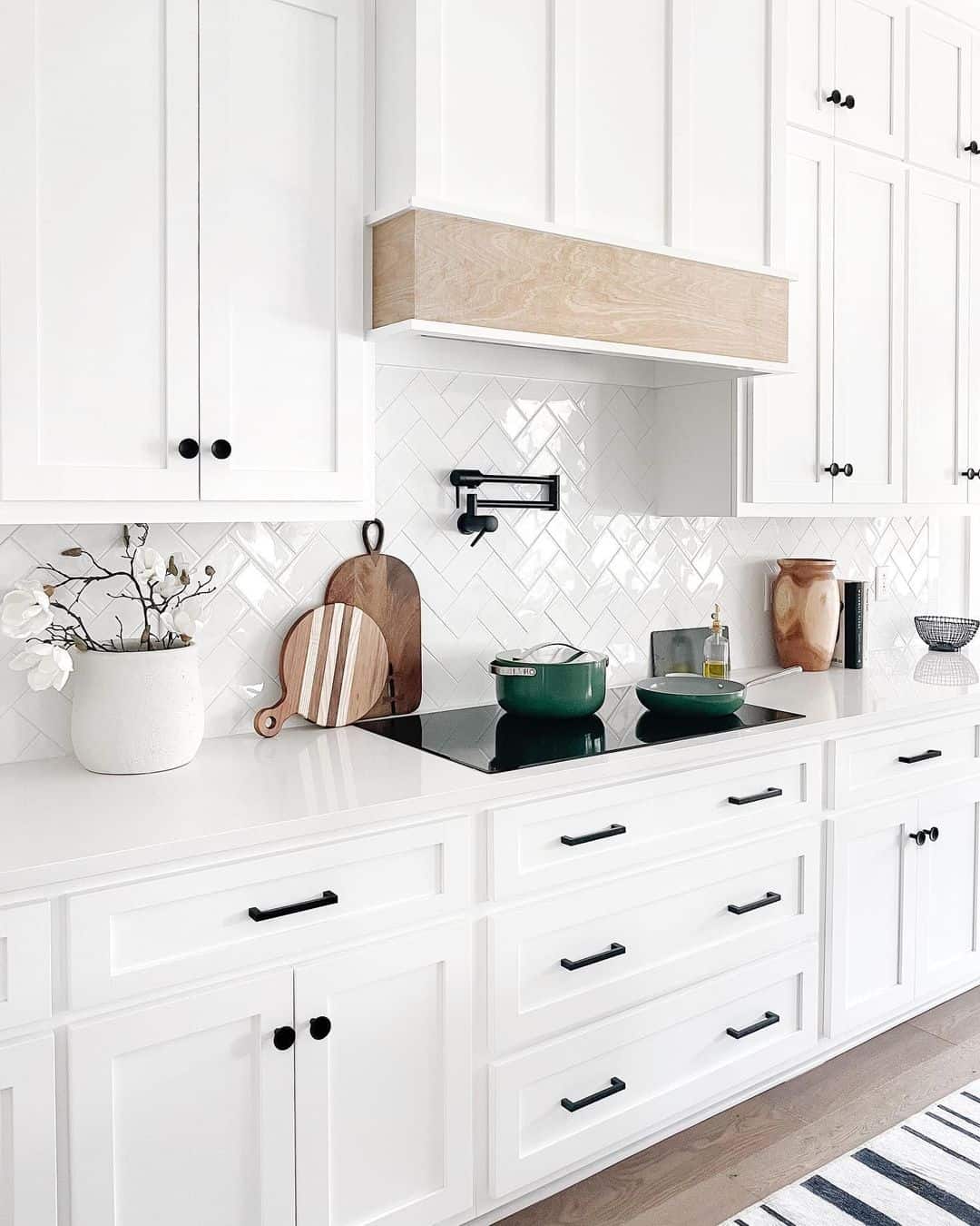 16 Simple Ways To Add Character With White Herringbone Tiles
