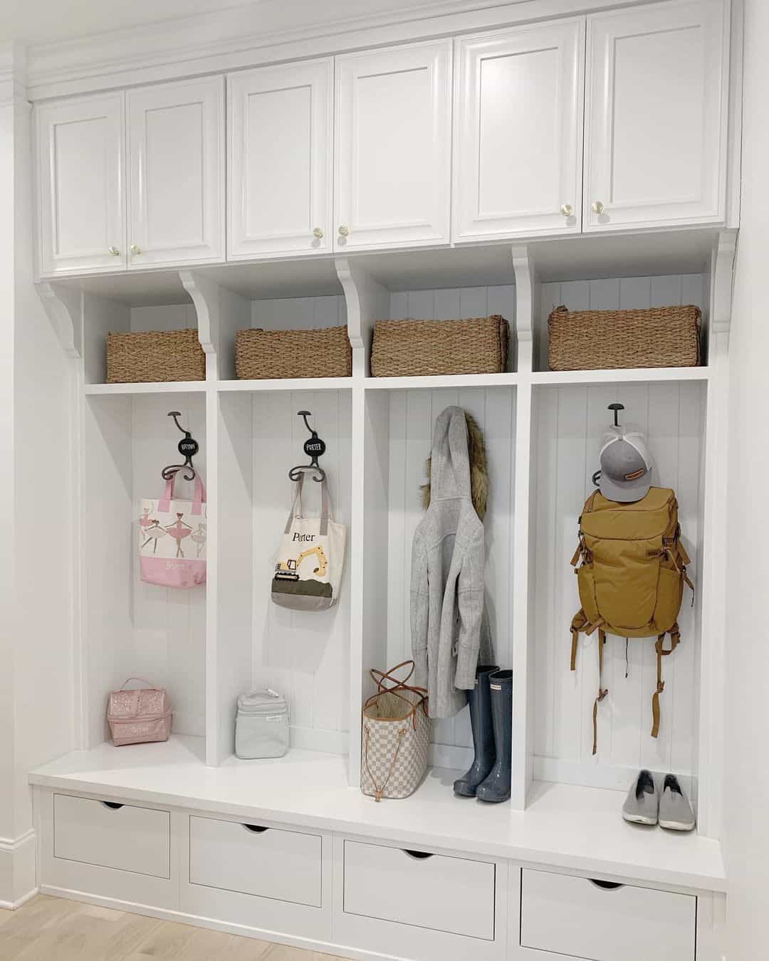 Seattle Custom Entryway Storage & Mudroom Lockers