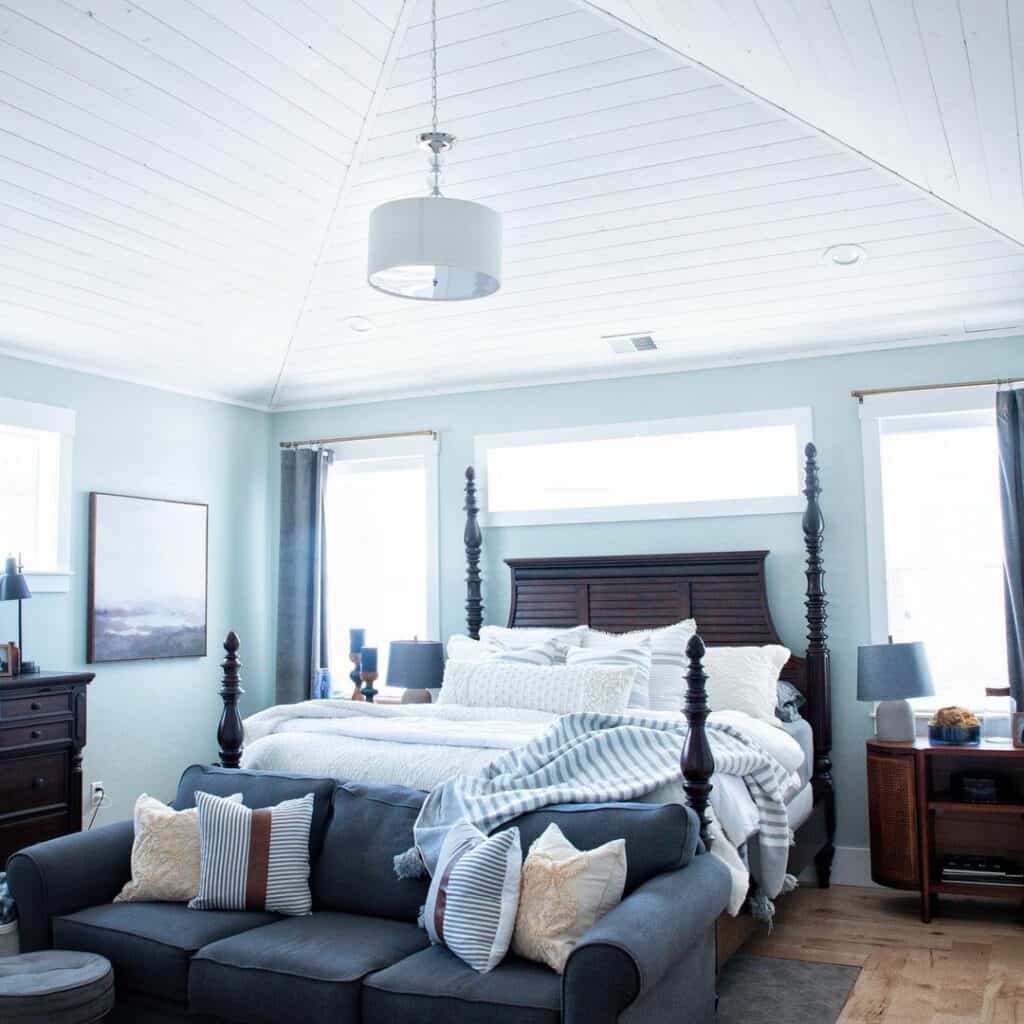 White Shiplap Master Bedroom Ceiling Ideas Soul & Lane