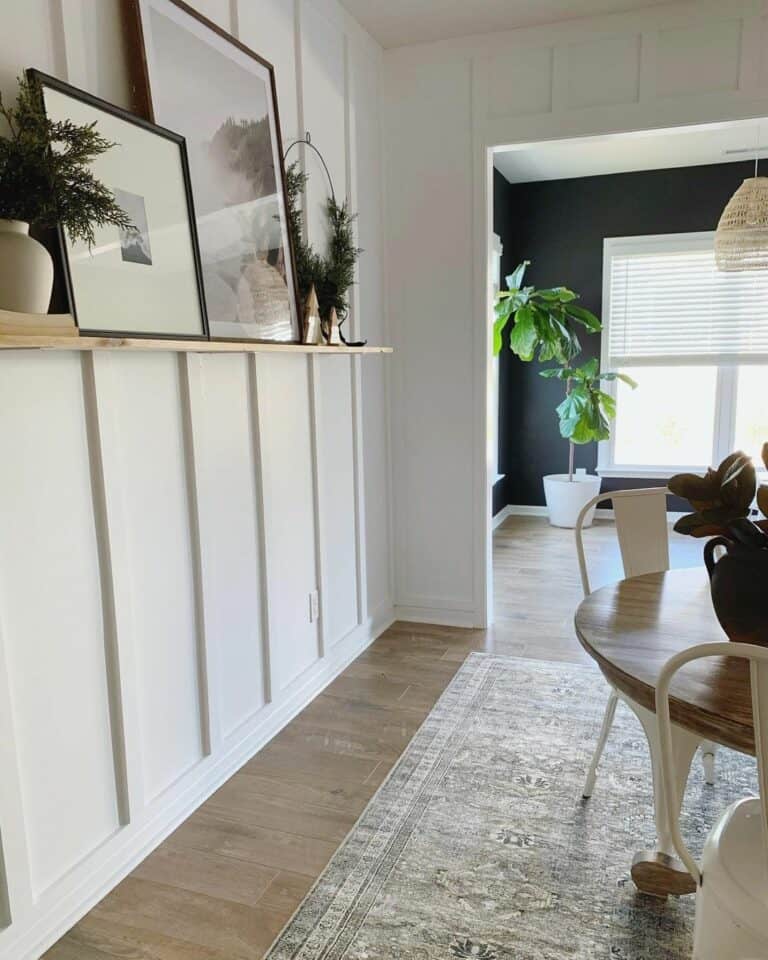 Winter Picture Shelf Ideas