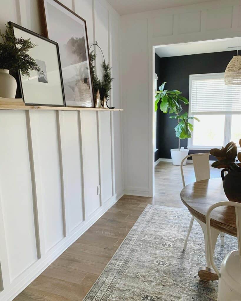 Winter Picture Shelf Ideas
