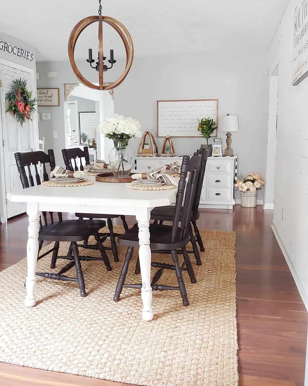 Woven jute rug for dining room soul lane