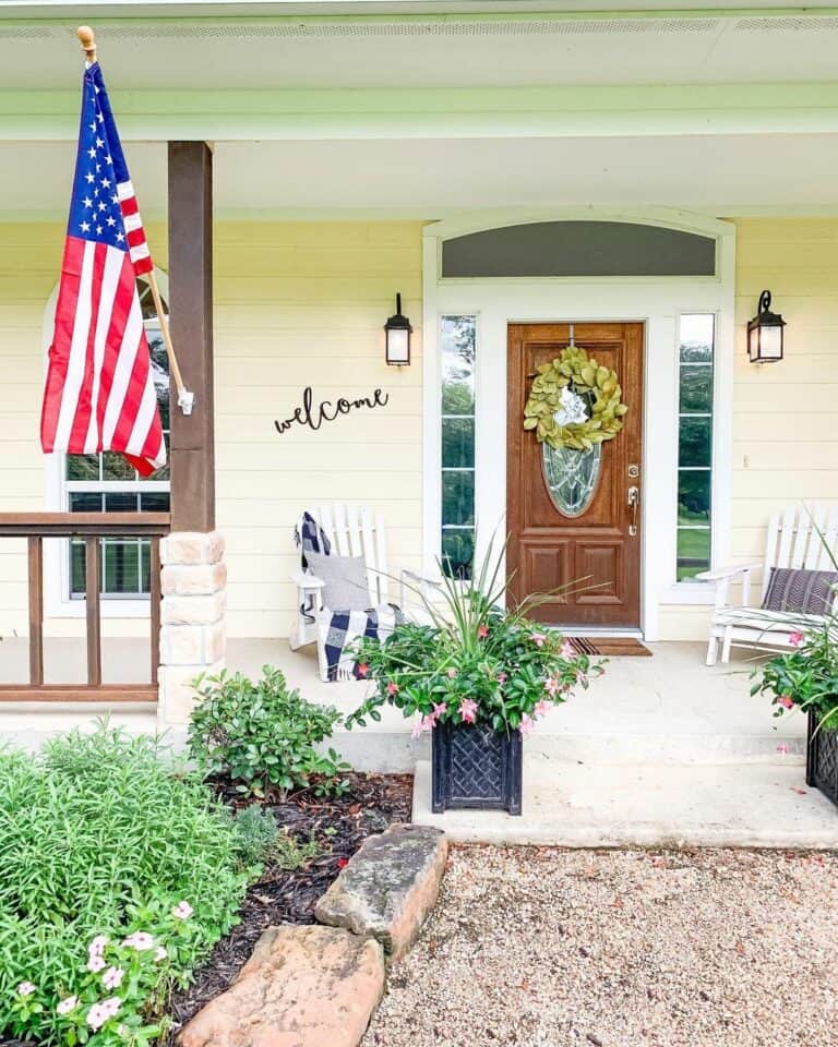 4th of July Outdoor Decorations for Front Porches