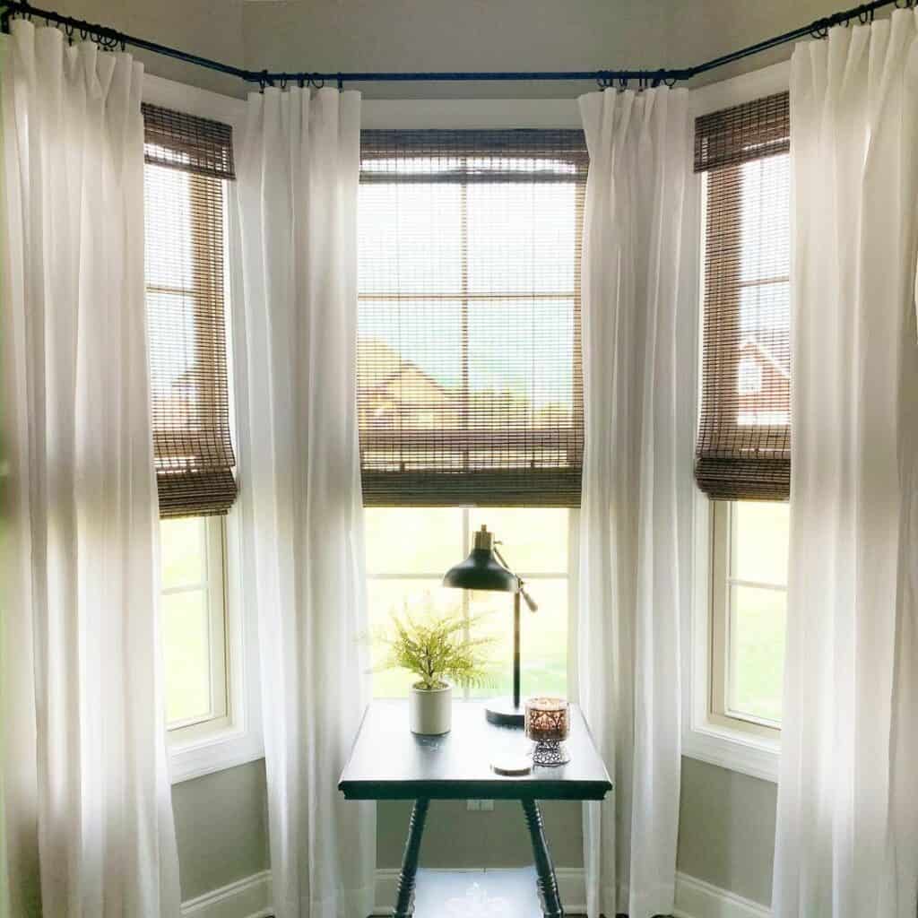 Assorted Window Treatments for Bay Windows