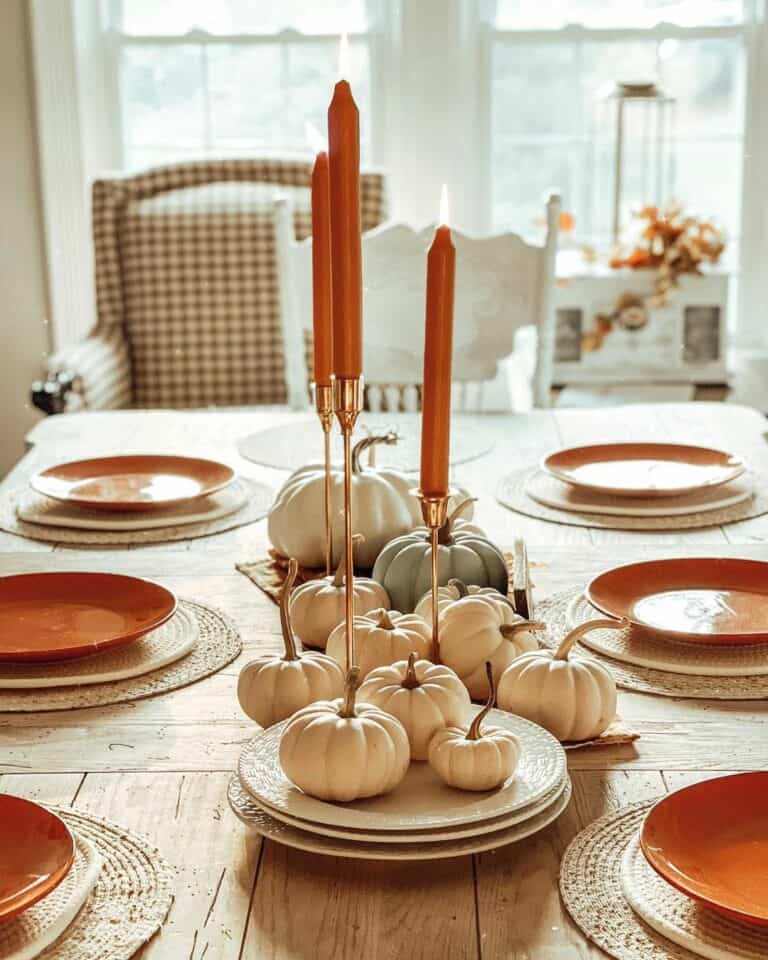 Autumn-inspired Dining Table Décor