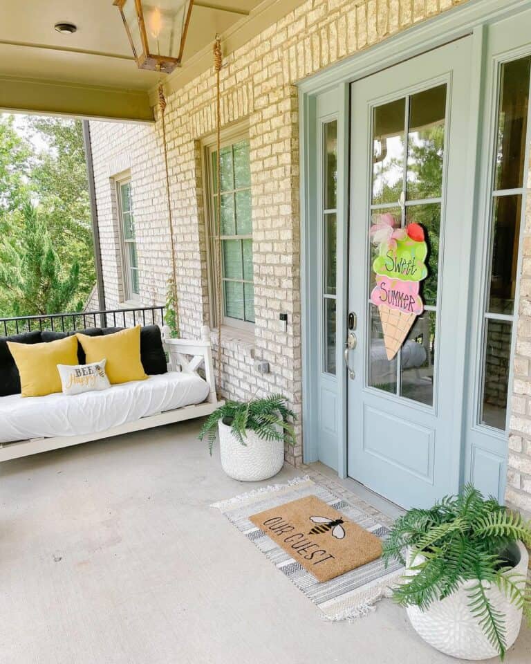Bee Theme for Front Porch