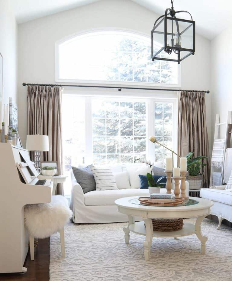 Beige Curtains