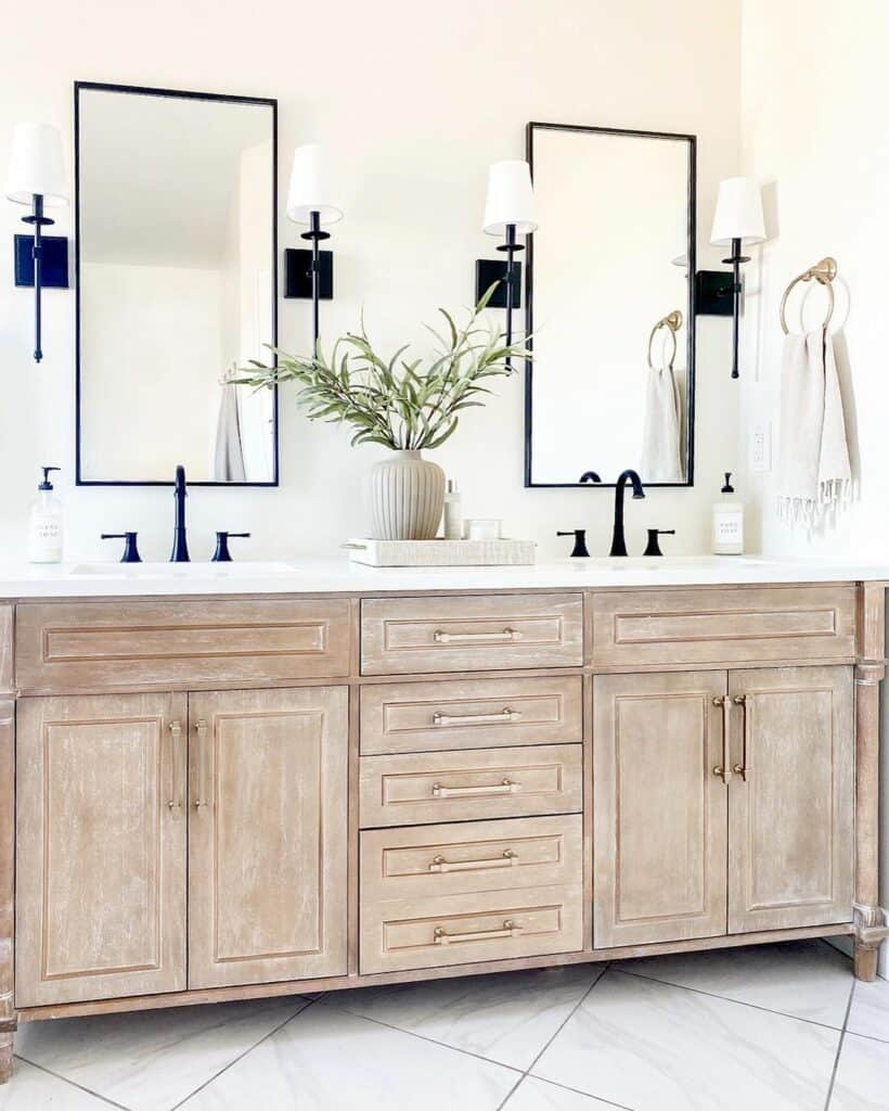 30 Bathroom Mirror Ideas to Accompany Your Vanity