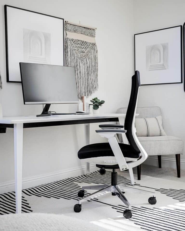 Black and White Modern Décor