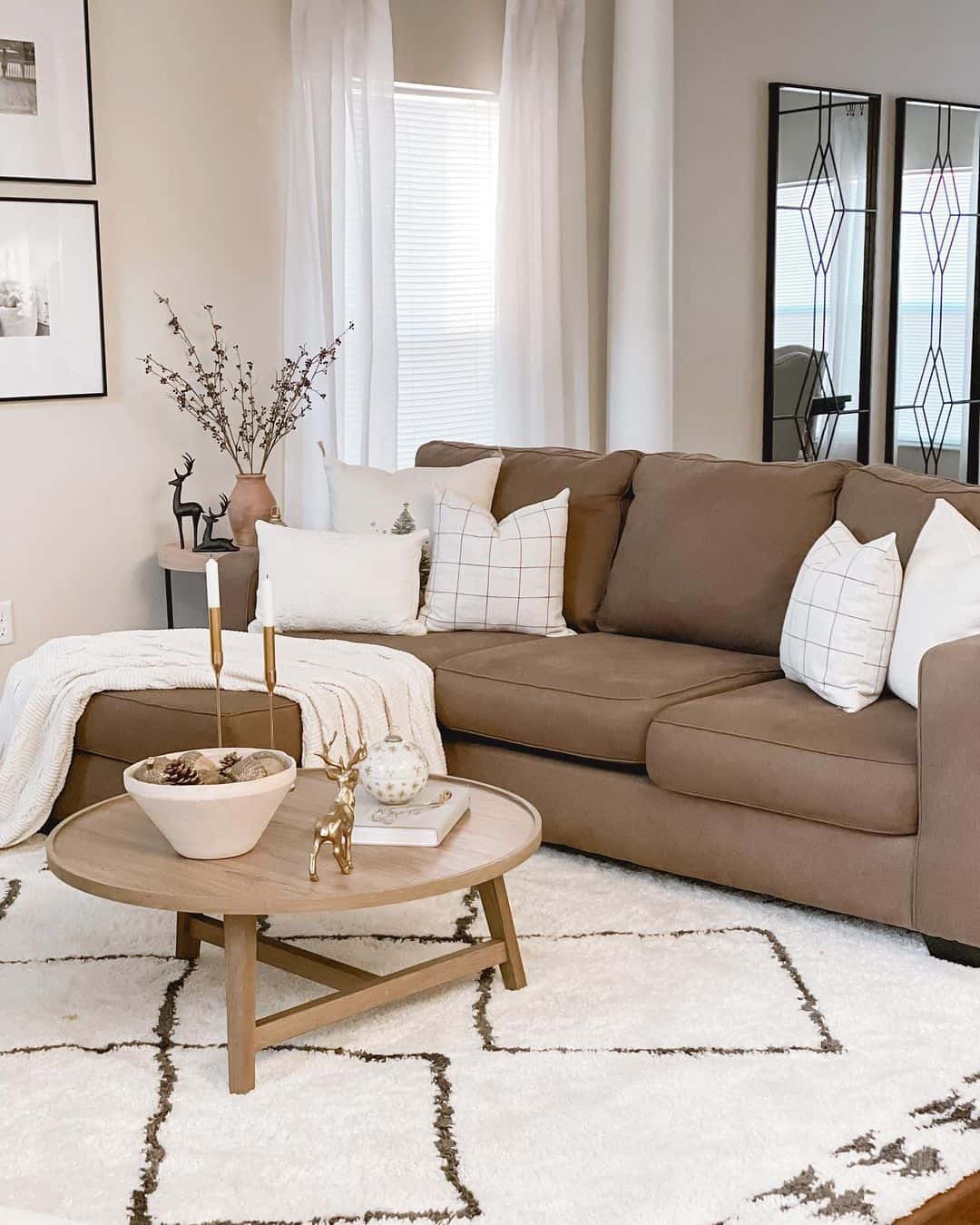 Brown And Cream Living Room Soul Lane