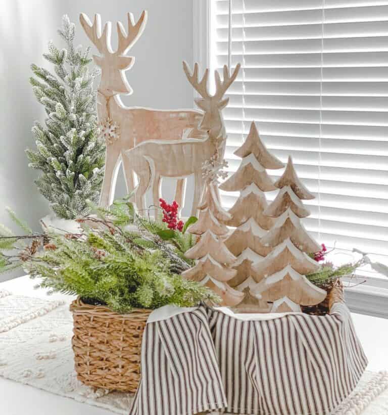 Carved Pine Trees