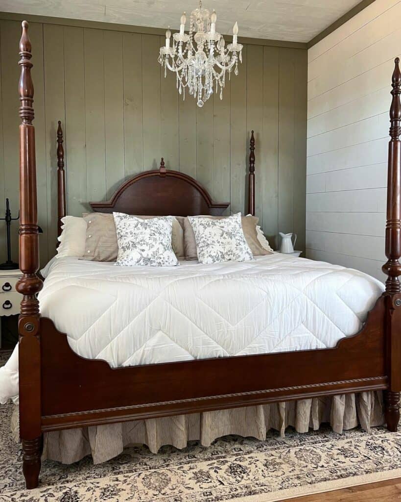 Classic Bedroom Design with Shiplap