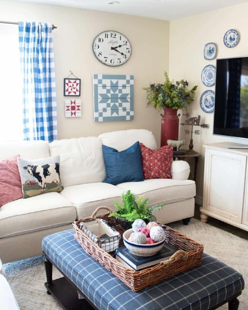 Colorful Cottage Living Room