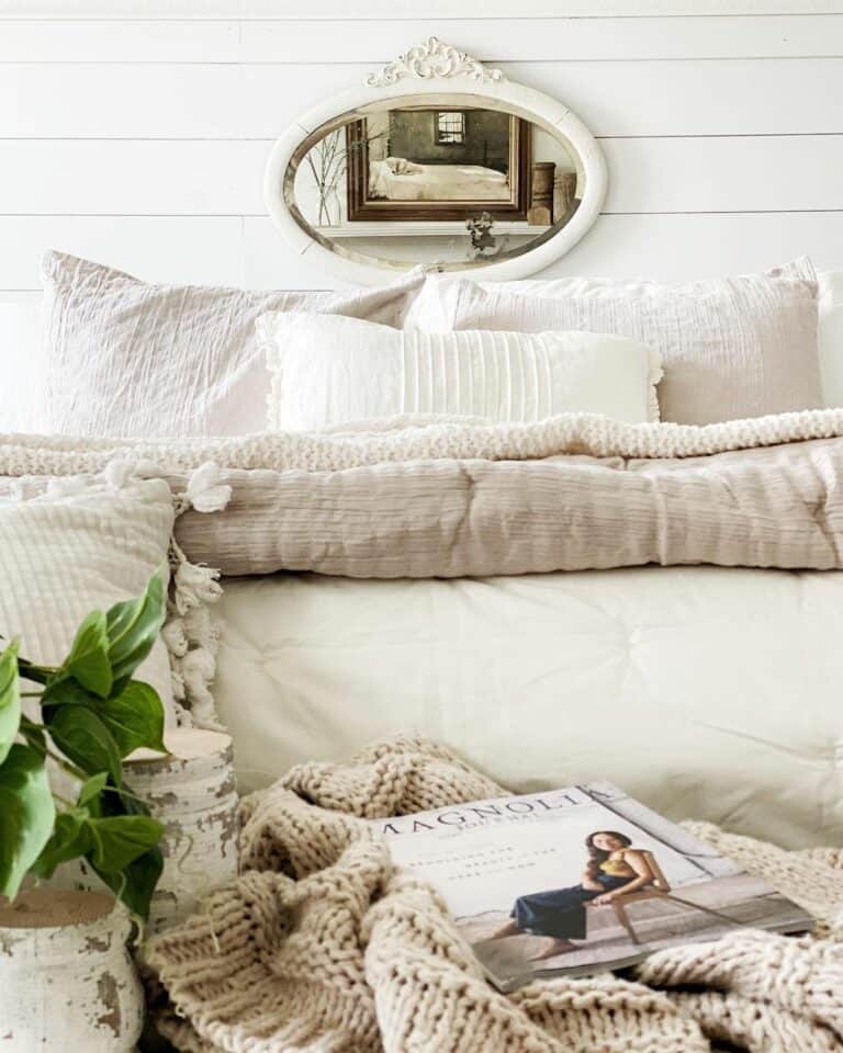 White bed no headboard deals