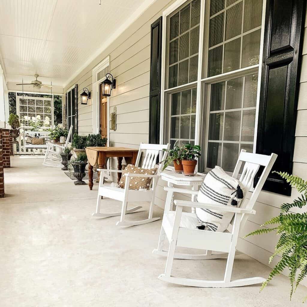 Country Cottage Front Porch Furniture