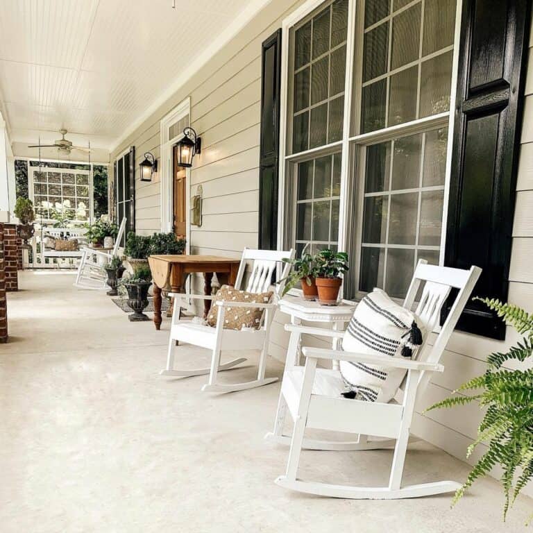 Country Cottage Front Porch Furniture