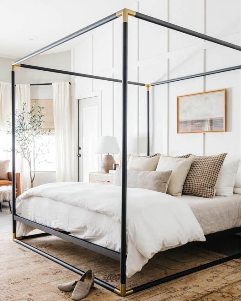 Cozy Bedroom With No Headboard Wall Ideas