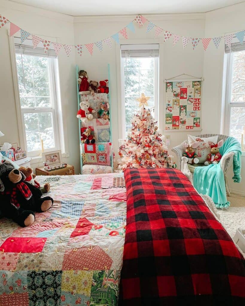 Cozy Room With Holiday Decorations