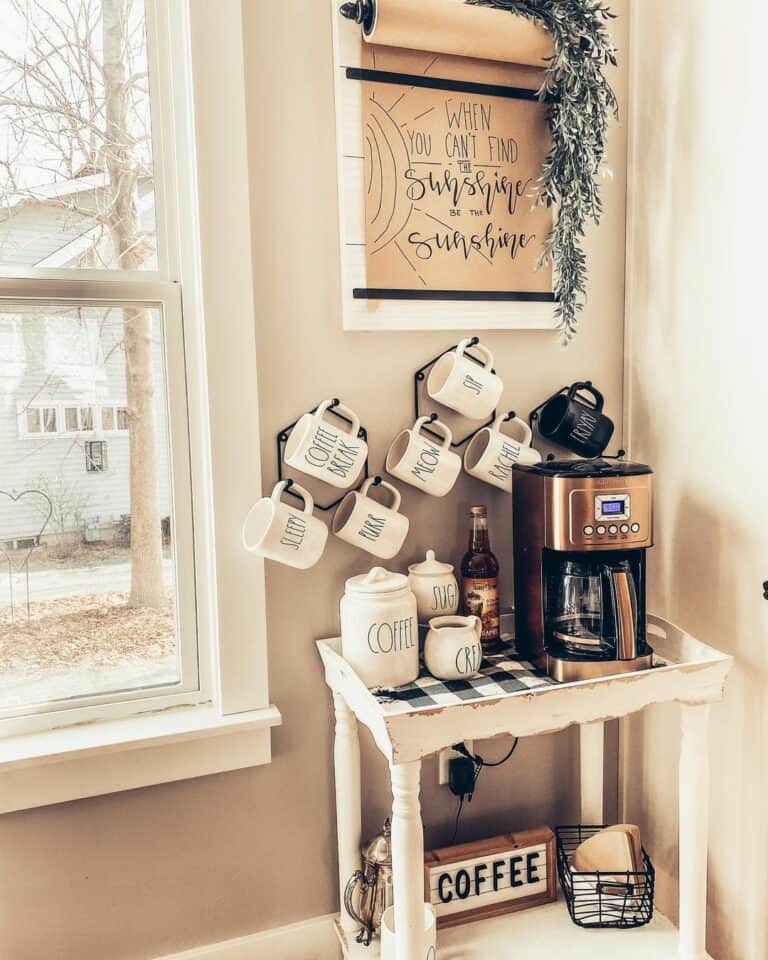 21 Fabulous Corner Coffee Bar Ideas to Wake You Up