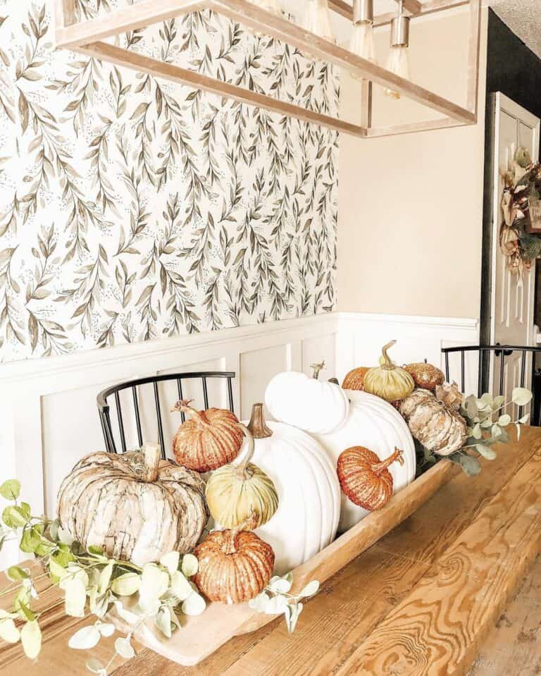 Dining Area With Fall Décor