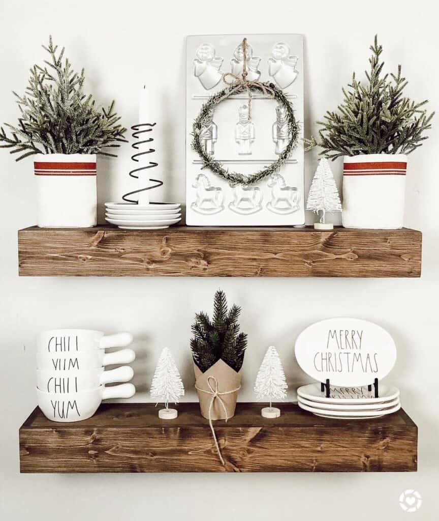 Easy Christmas Décor Ideas for Shelves Soul & Lane