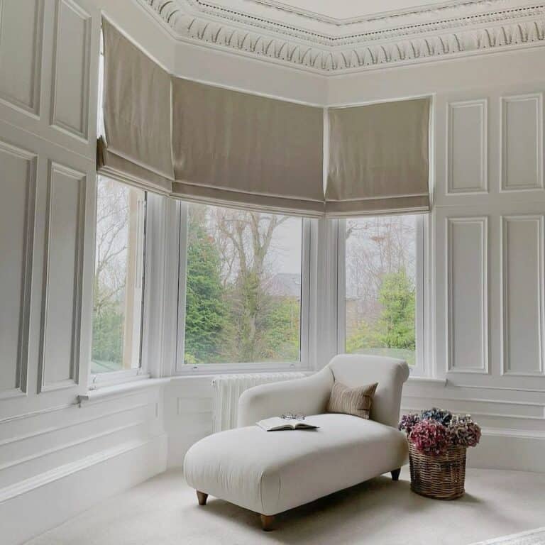 Elegant Bedroom With Millwork Wall Panels