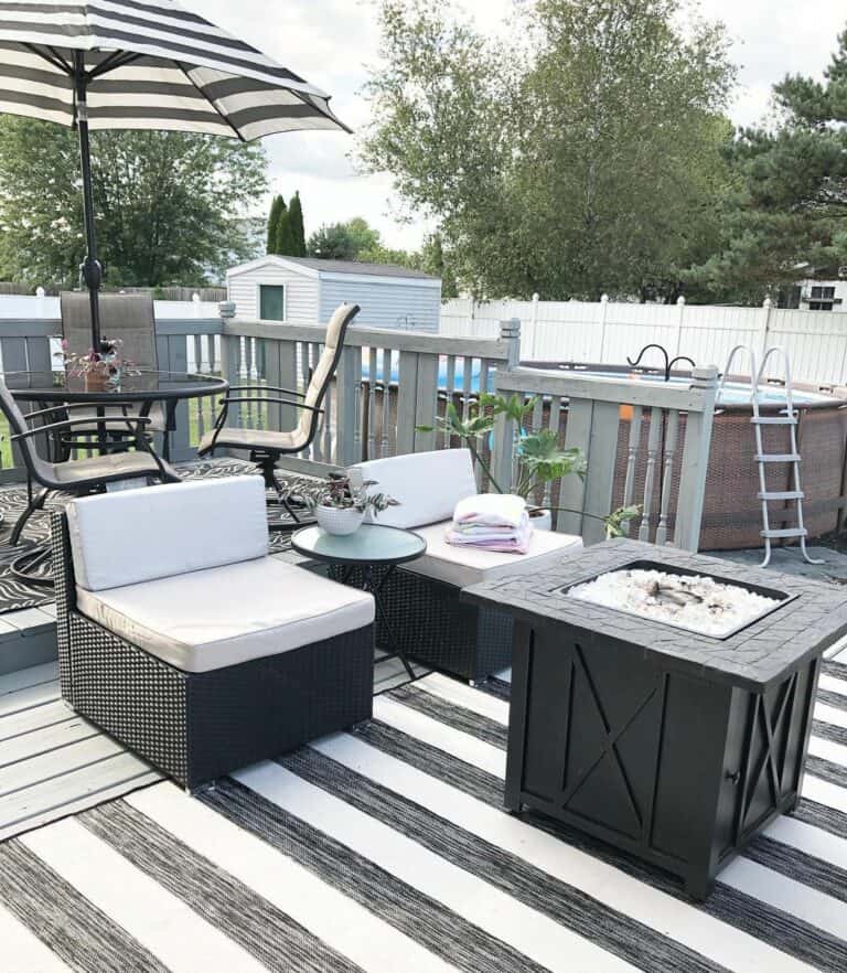 Family Farmhouse Deck