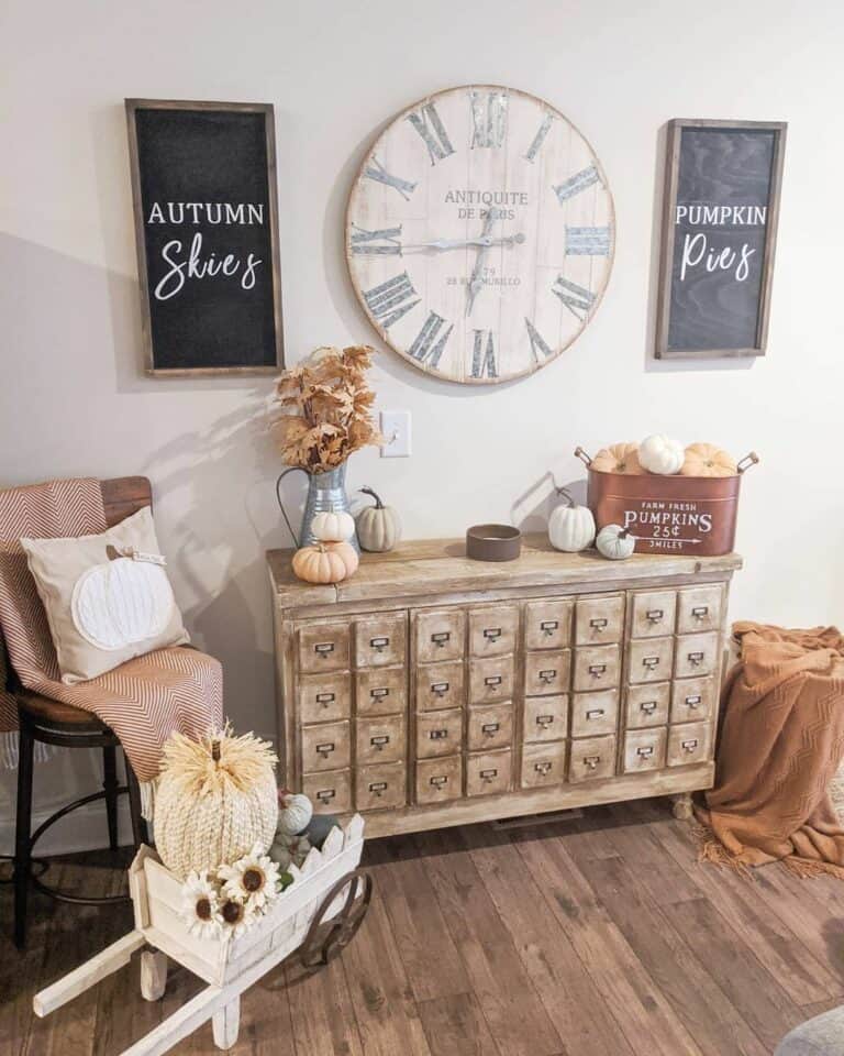 Farmhouse Chalkboard Ideas for Fall