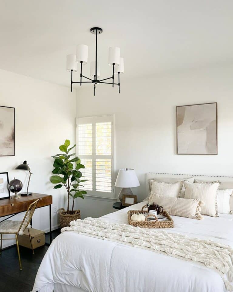 Farmhouse Guest Bedroom With Modern Farmhouse Accents