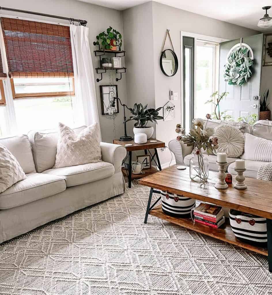 Farmhouse Living Room Ideas With Grey Walls Soul & Lane