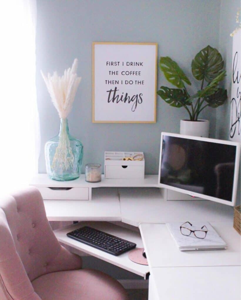 Feminine Home Work Space