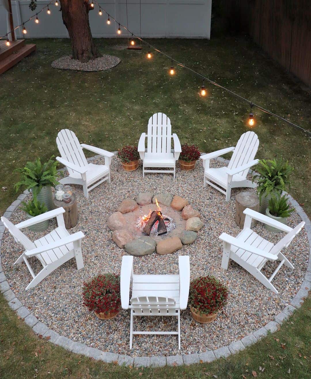 Firepit With White Chairs And String Lights Soul Lane firepit-with-white-chairs-and-string-lights-soul-lane