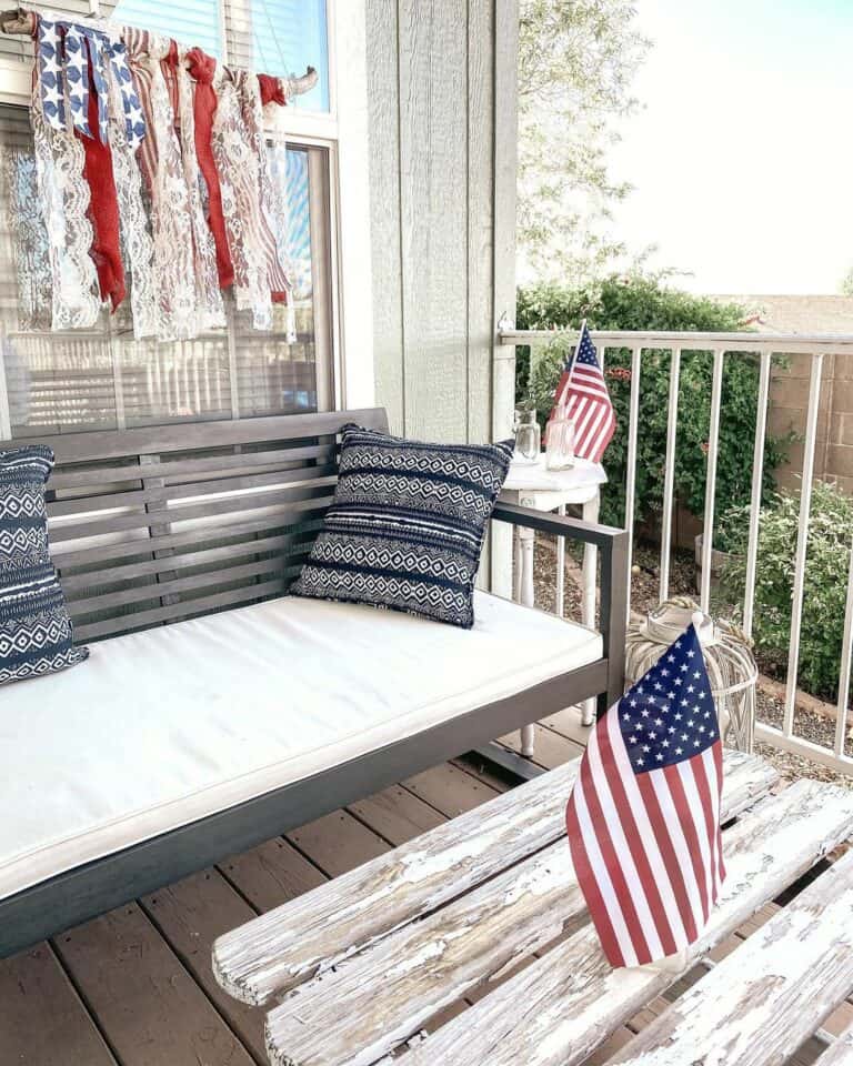 Front Porch 4th of July Décor