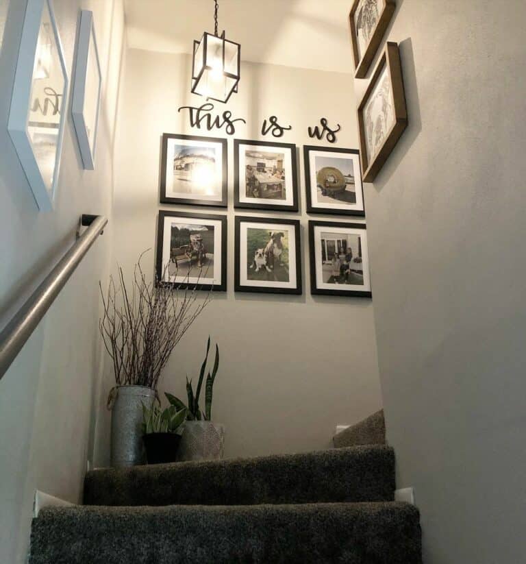Gallery Wall Ideas for a Stairwell Landing