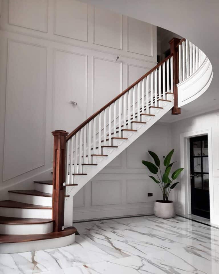 Grand Staircase in Large Foyer