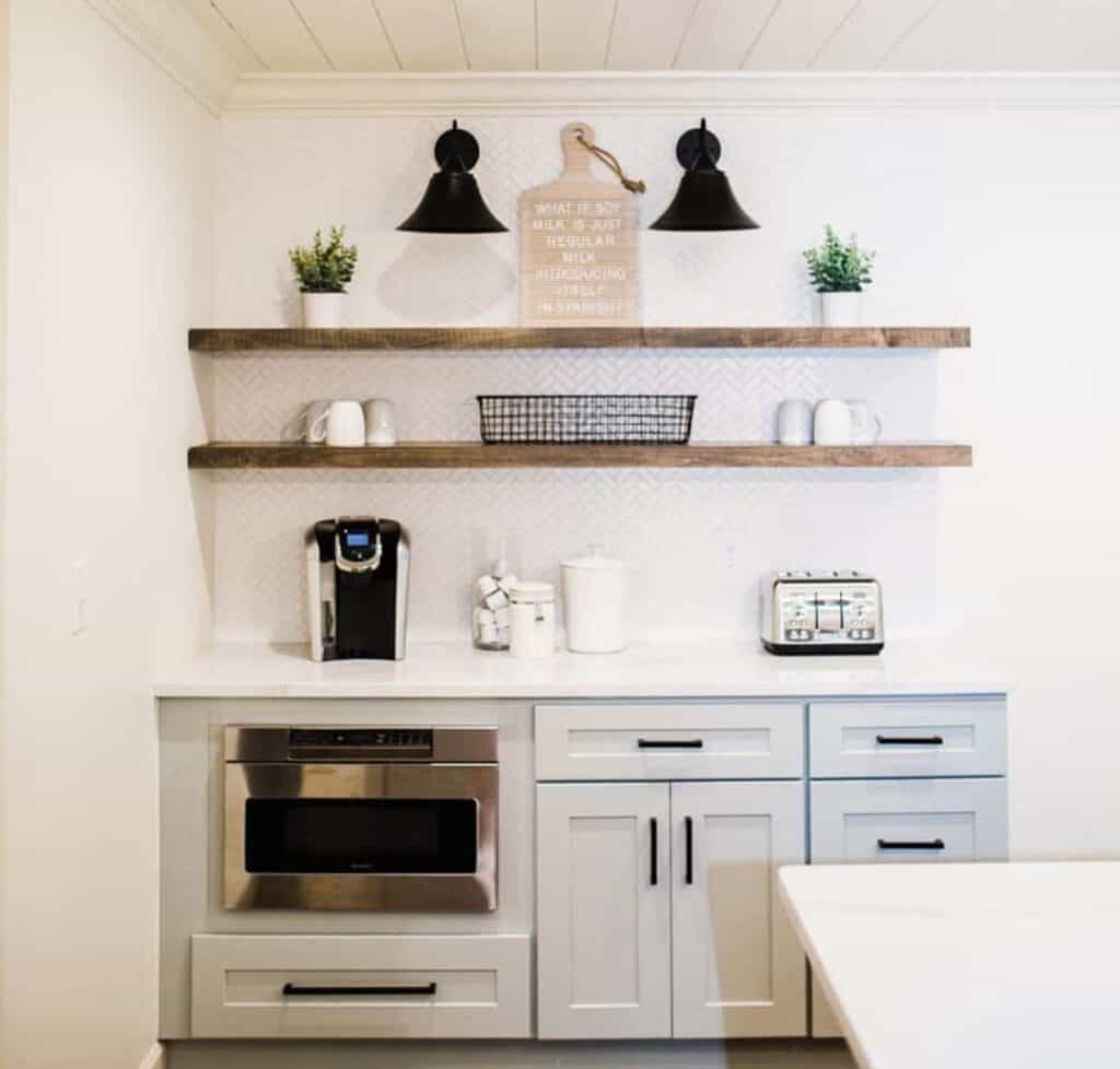 Gray Kitchen Cabinets With Black Hardware