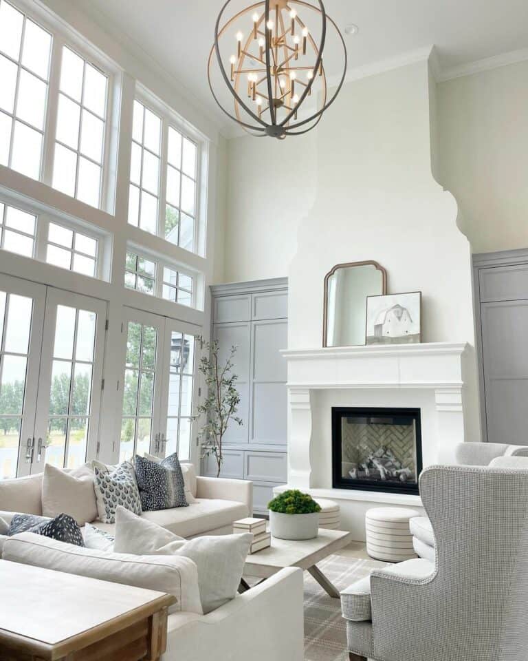 Grey and White-themed Living Room Styling Ideas