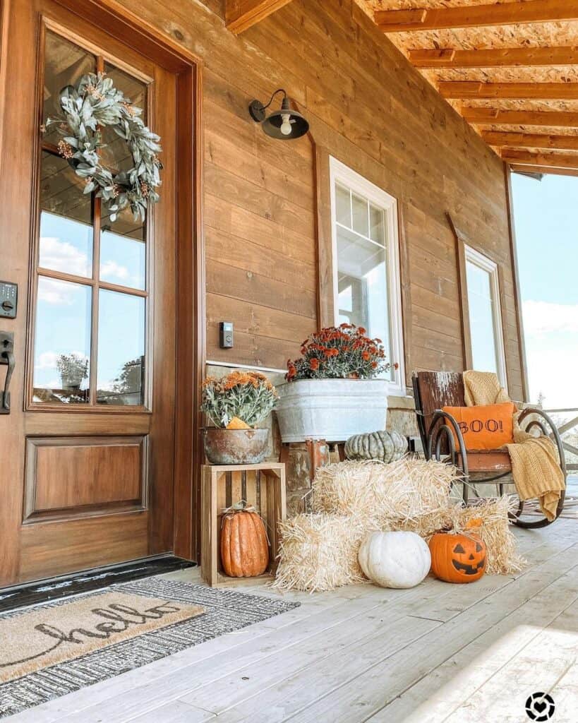 Halloween Harvest Porch