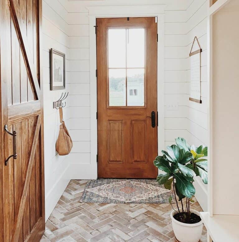 Curated visual reference: Visual Reference: Herringbone Brick Flooring Ideas For A Rustic Entryway